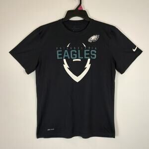 Nike Philadelphia Eagles dri-fit athletic lightweight football tshirt mens Large